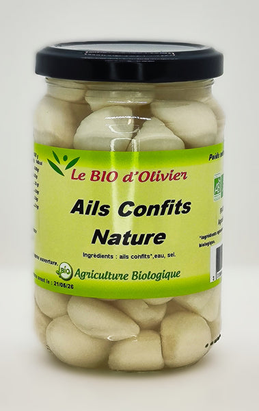 Ail confit nature BIO - 200 g