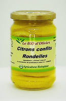 Citrons confits en rondelles BIO