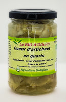 Coeurs d'artichauts en quart BIO - 180 g