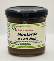 Moutarde à l'ail noir BIO - 150 g