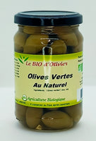 Olives vertes natures  BIO - 180 g