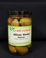 Olives vertes natures Le Bio d'Olivier