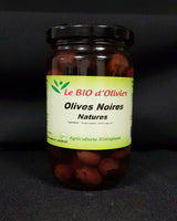 Olives noires nature 300 gr Le Bio d'Olivier